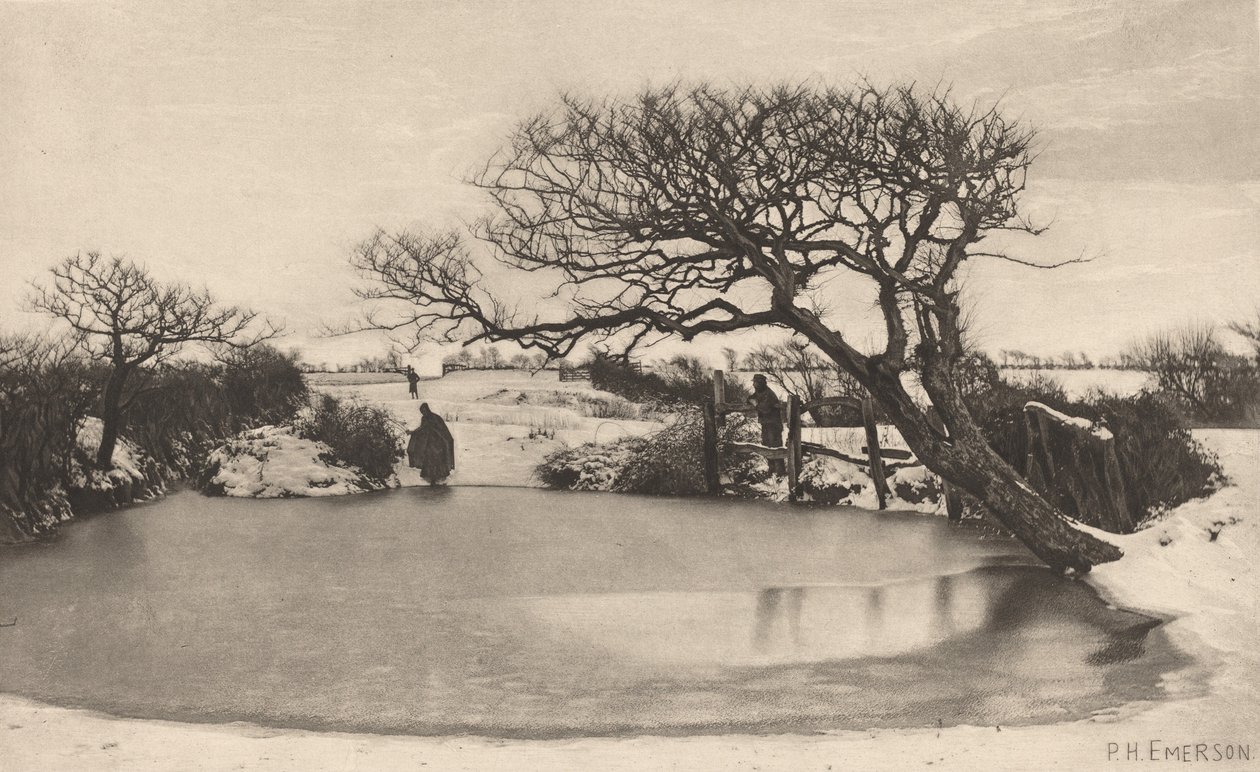 Bir Kış Sabahı by Peter Henry Emerson