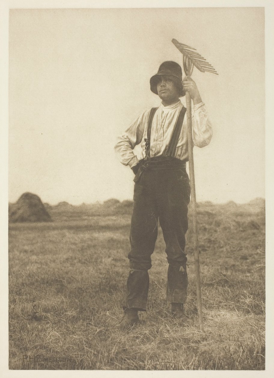 Tırmıkla Saman Yapan (Norfolk) by Peter Henry Emerson