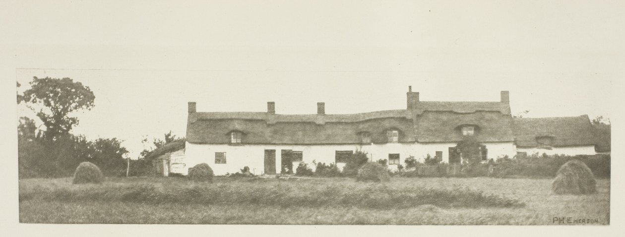 Norfolk Kulübeleri by Peter Henry Emerson