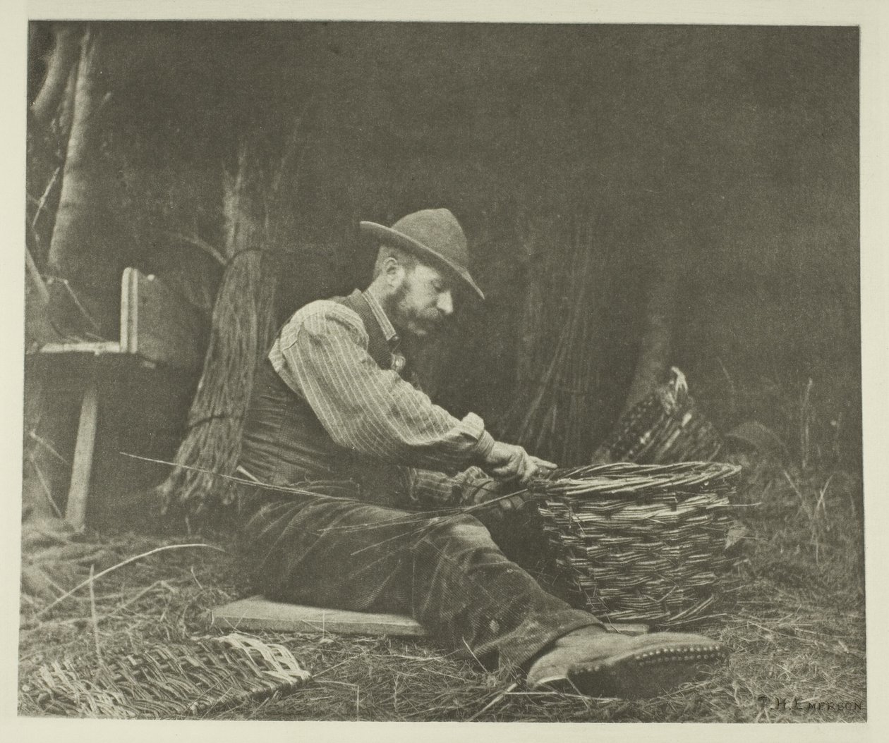 Sepet Yapıcı (Norfolk) by Peter Henry Emerson