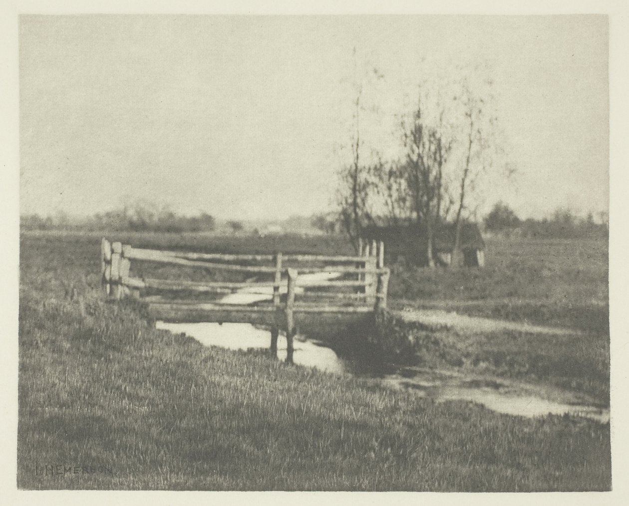 Dike Rüzgarları Nerede (Norfolk) by Peter Henry Emerson