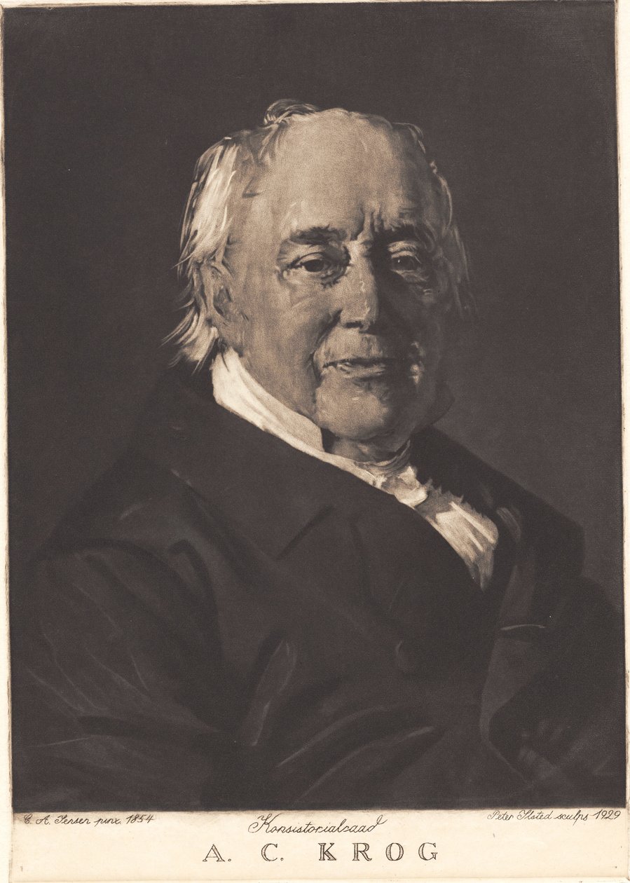 C.A. Krog by Peter Vilhelm Ilsted