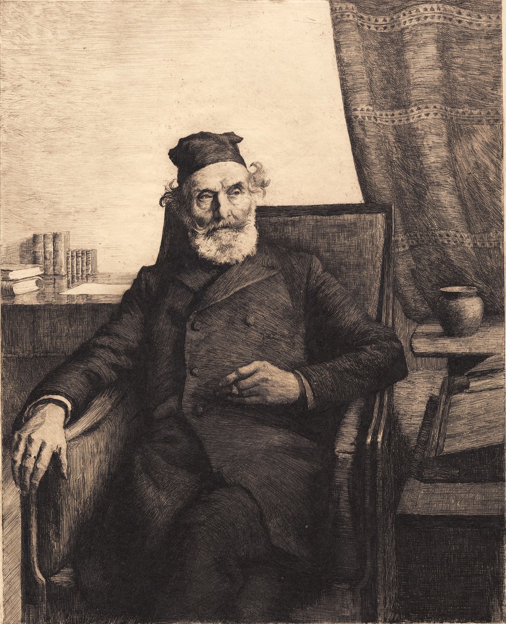 Sanatçının babası Jens Peter Ilsted by Peter Vilhelm Ilsted