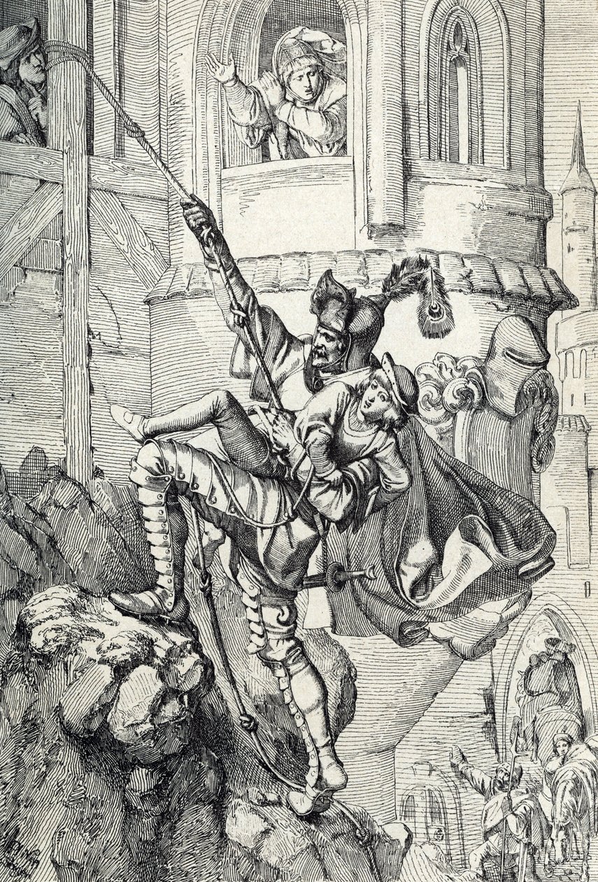 Prinzenraub: Temmuz 1455'te Saksonya Kralı II. by Peter Johann Nepomuck Geiger