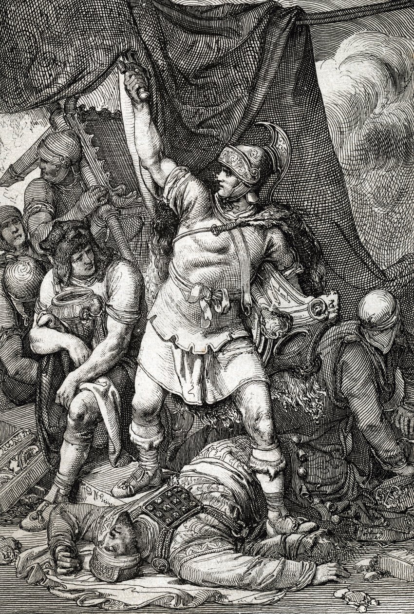 Roman Antiquite: ““Kudüs'ün ele geçirilmesi””” MS 70 yılında Kudüs'ün Romalılar tarafından kuşatılmasının tasviri, şehir İmparator Titus'un birlikleri tarafından yağmalanır ve Kudüs'ün ikinci tapınağı detruit””” (Yıkım Kudüs ve Titus'un by Peter Johann Nepomuck Geiger