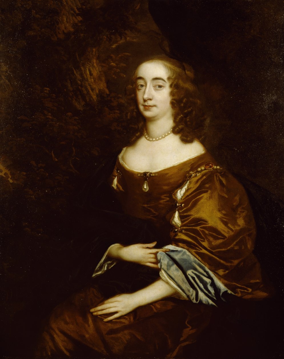 Elizabeth Clifford, Cork Kontesi ve daha sonra Burlington Kontesi (tuval üzerine yağlı boya) by Peter Lely