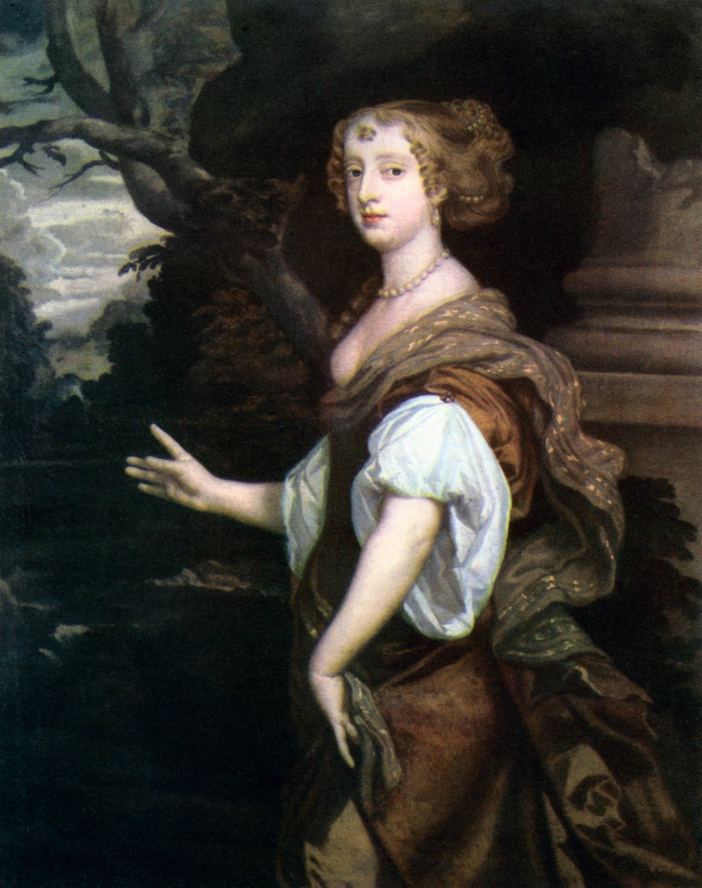 Elizabeth Wriothesley, Northumberland Kontesi, c1670s by Peter Lely