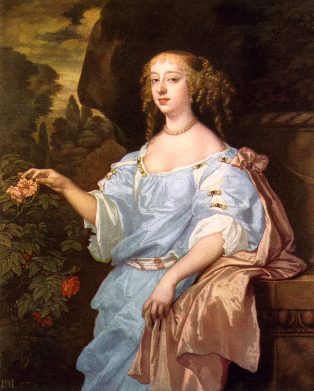 Henrietta Boyle, Rochester Kontesi, c1660s. by Peter Lely
