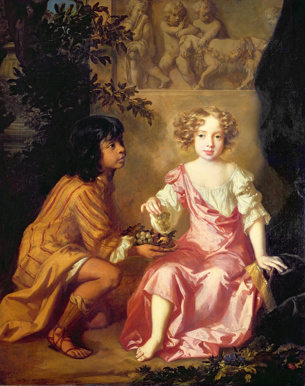 Leydi Charlotte Fitzroy (1664-1719) daha sonra Lichfield Kontesi (tuval üzerine yağlıboya) by Peter Lely