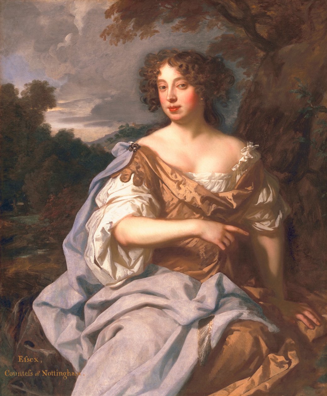 Leydi Essex Finch, daha sonra Nottingham Kontesi, c.1675 by Peter Lely