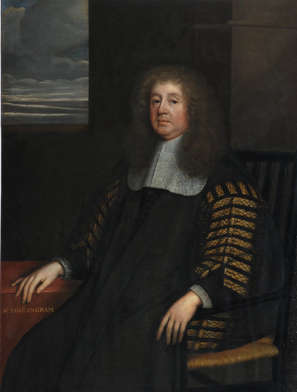 Sir Thomas Ingram, Lancaster Dükalığı Şansölyesi (tuval üzerine yağlı boya) by Peter Lely