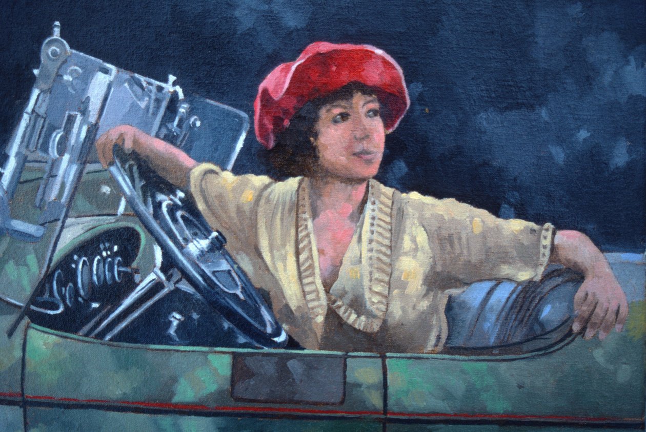 Olive Thomas (tuval üzerine yağlı boya) by Peter Miller