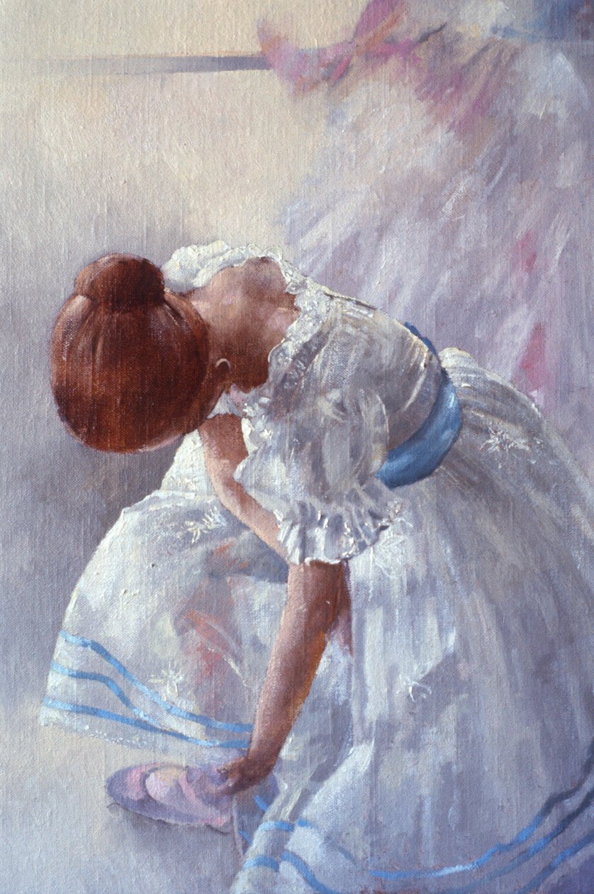 Pencereye Karşı Sheila (tuval üzerine yağlı boya) by Peter Miller