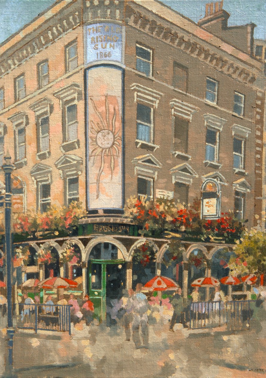 Yükselen Güneş, Marylebone (tuval üzerine yağlı boya) by Peter Miller