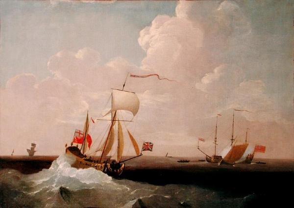 Royal Yacht (tuval üzerine yağlı boya) by Peter Monamy