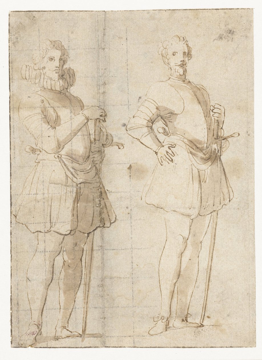 Daimi bir memurun iki çalışması by Peter Paul Rubens (possibly)