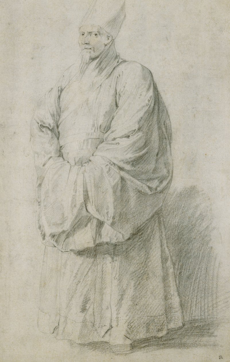 Çin Kostümlü Bir Cizvit Misyoner by Peter Paul Rubens