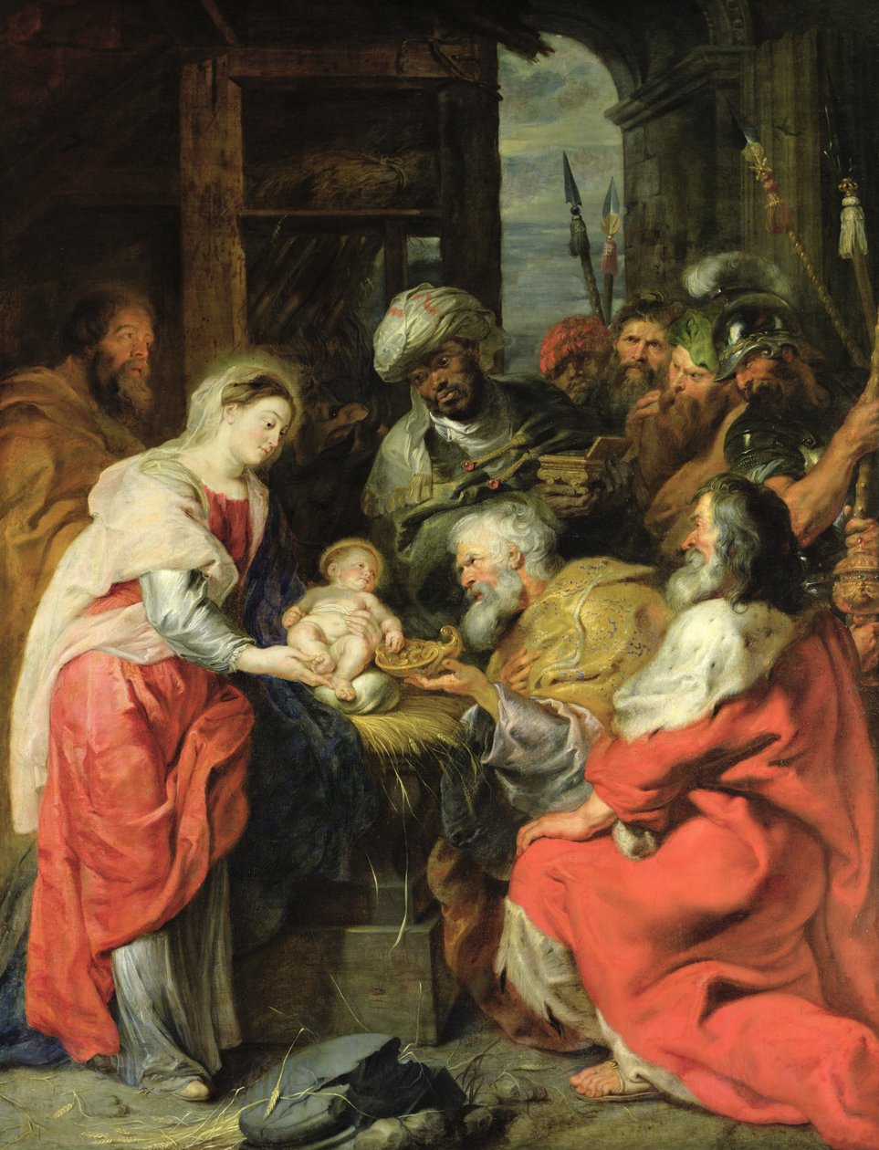 Adoration of the Magi, 1626-29 (oil canvas) by Peter Paul Rubens