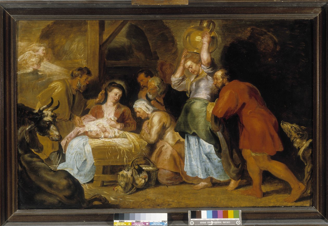Çobanların hayranlığı by Peter Paul Rubens
