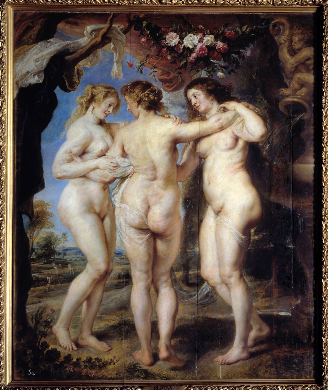 Her üç lütuf. Pierre Paul (Pierre-Paul) Rubens (veya Peter Paul veya Petrus Paulus) tarafından yapılan resim (1577-1640) by Peter Paul Rubens