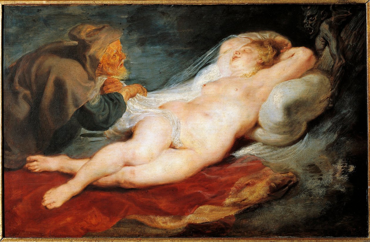 Angelica ve Hermit. Orlando Furioso