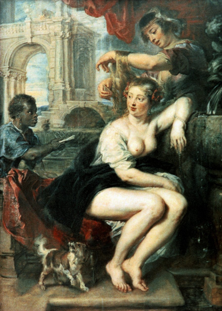 Çeşmede Bathsheba, 1635 dolayları (tuval üzerine yağlı boya) by Peter Paul Rubens