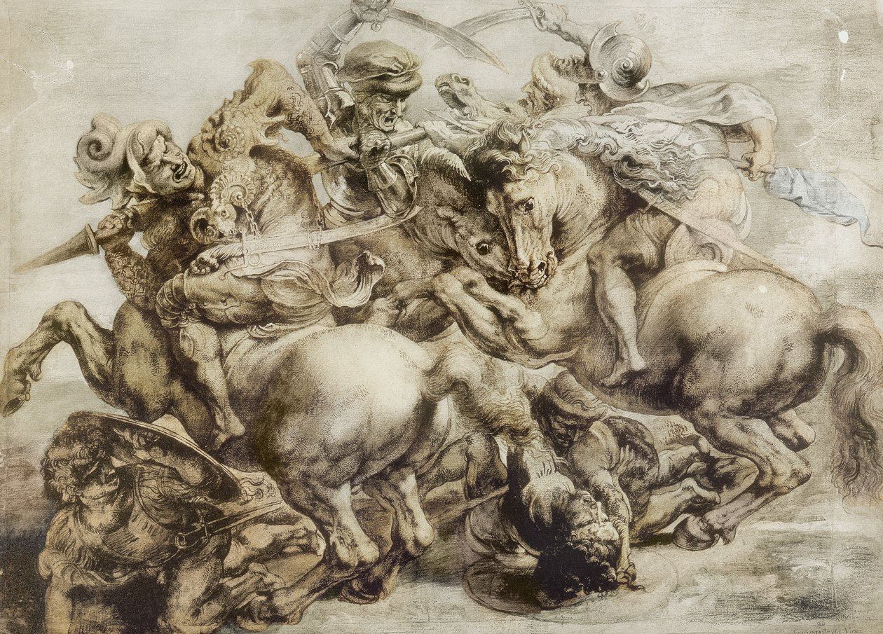 Anghiari Savaşı, Leonardo da Vinci
