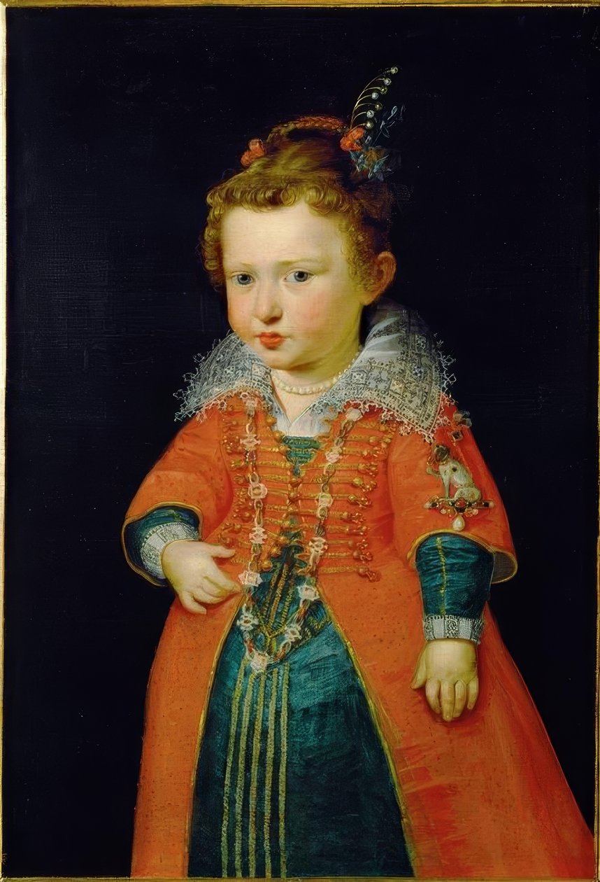 İki yaşında portre by Peter Paul Rubens
