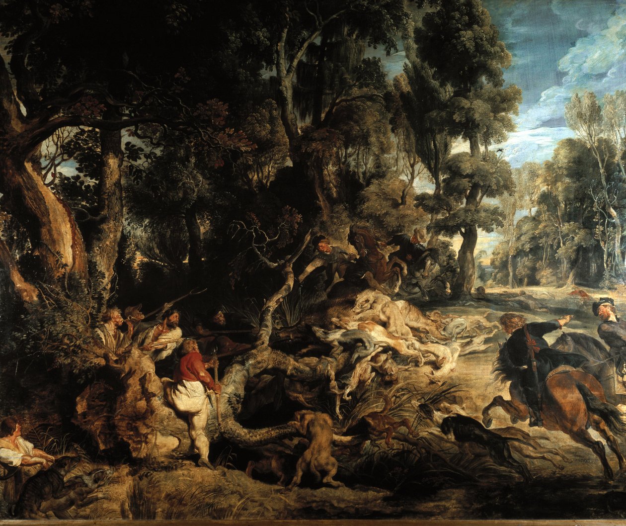 Domuz avı Tablosu Pieter Paul Rubens (1577-1640) by Peter Paul Rubens
