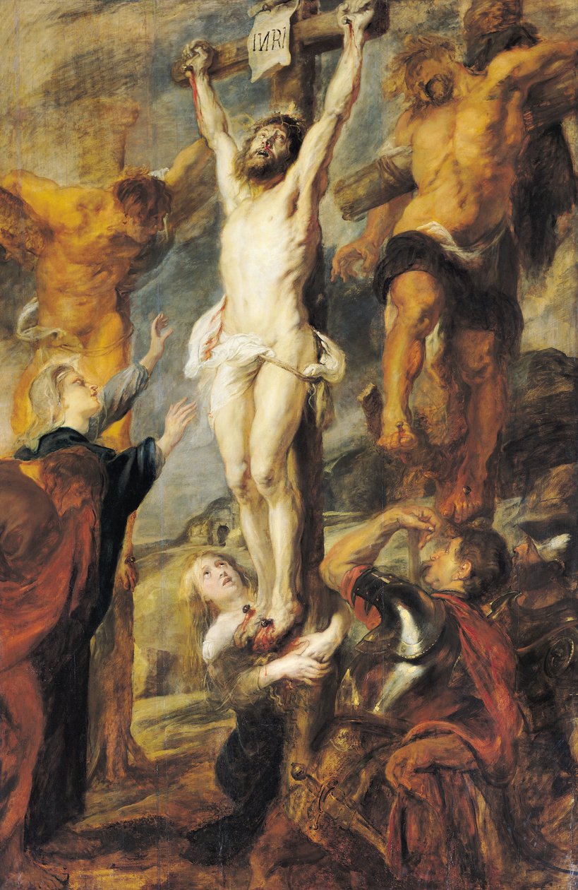 İki Hırsız Arasında İsa, c.1635 by Peter Paul Rubens