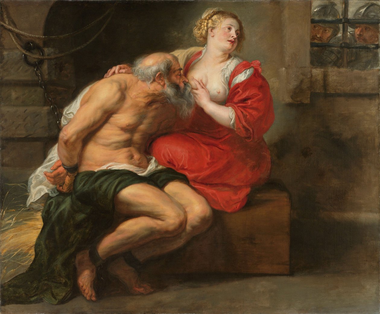 Cimon ve Pero (Roma Yardım Kuruluşu) by Peter Paul Rubens