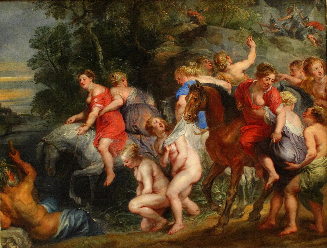 Cloelia Tiber'i geçerken by Peter Paul Rubens