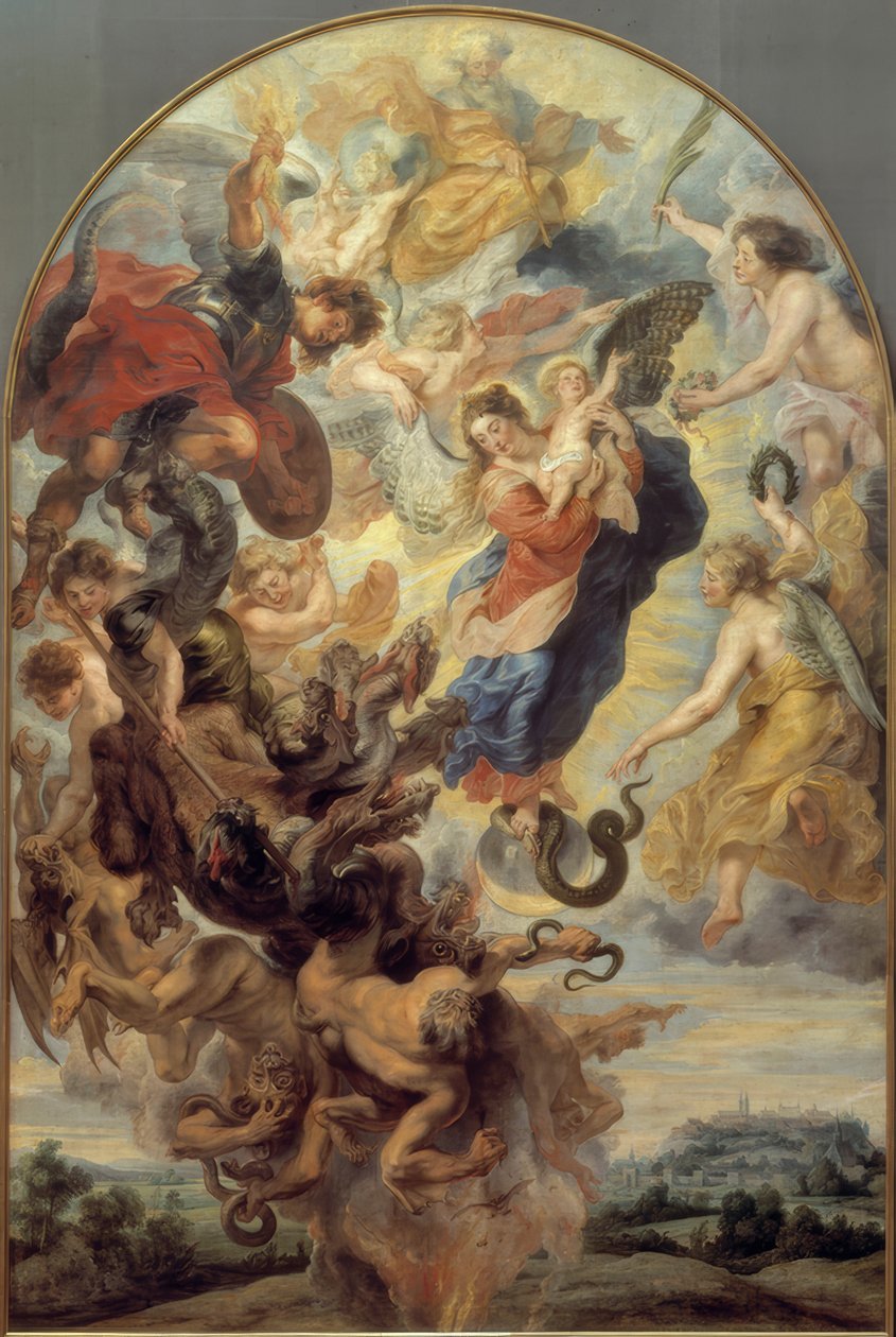 apokaliptik kadın by Peter Paul Rubens