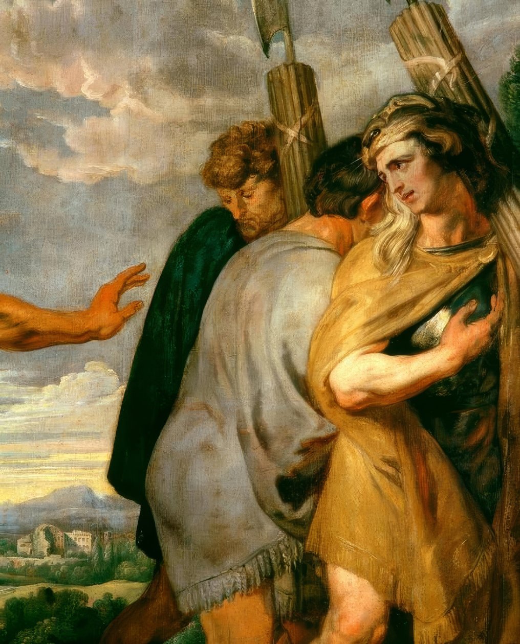 Decius Mus, lictorlara veda ediyor. by Peter Paul Rubens
