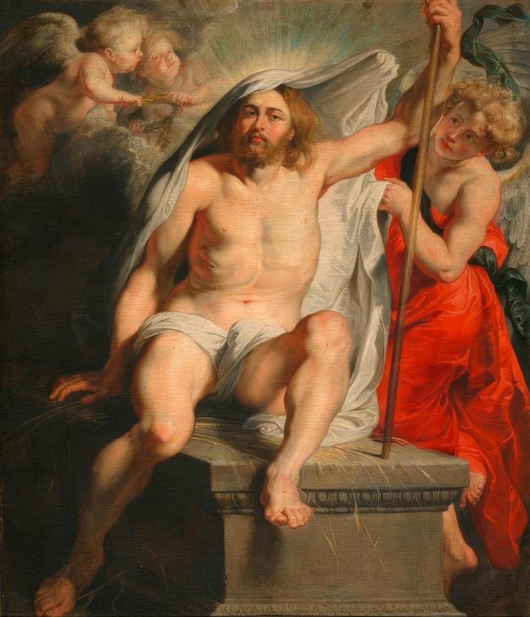 Yükselen Mesih muzaffer by Peter Paul Rubens