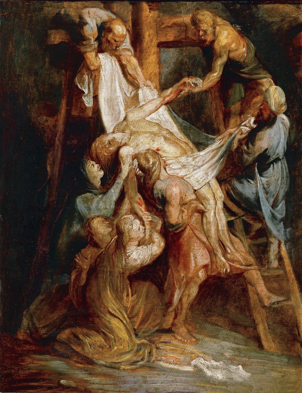 Çarmıhtan İniş (tuval üzerine resim) by Peter Paul Rubens