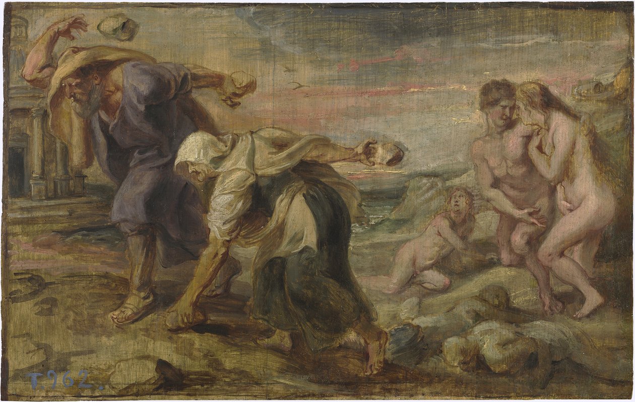 Deucalion ve Pyrrha, yaklaşık 1636 by Peter Paul Rubens