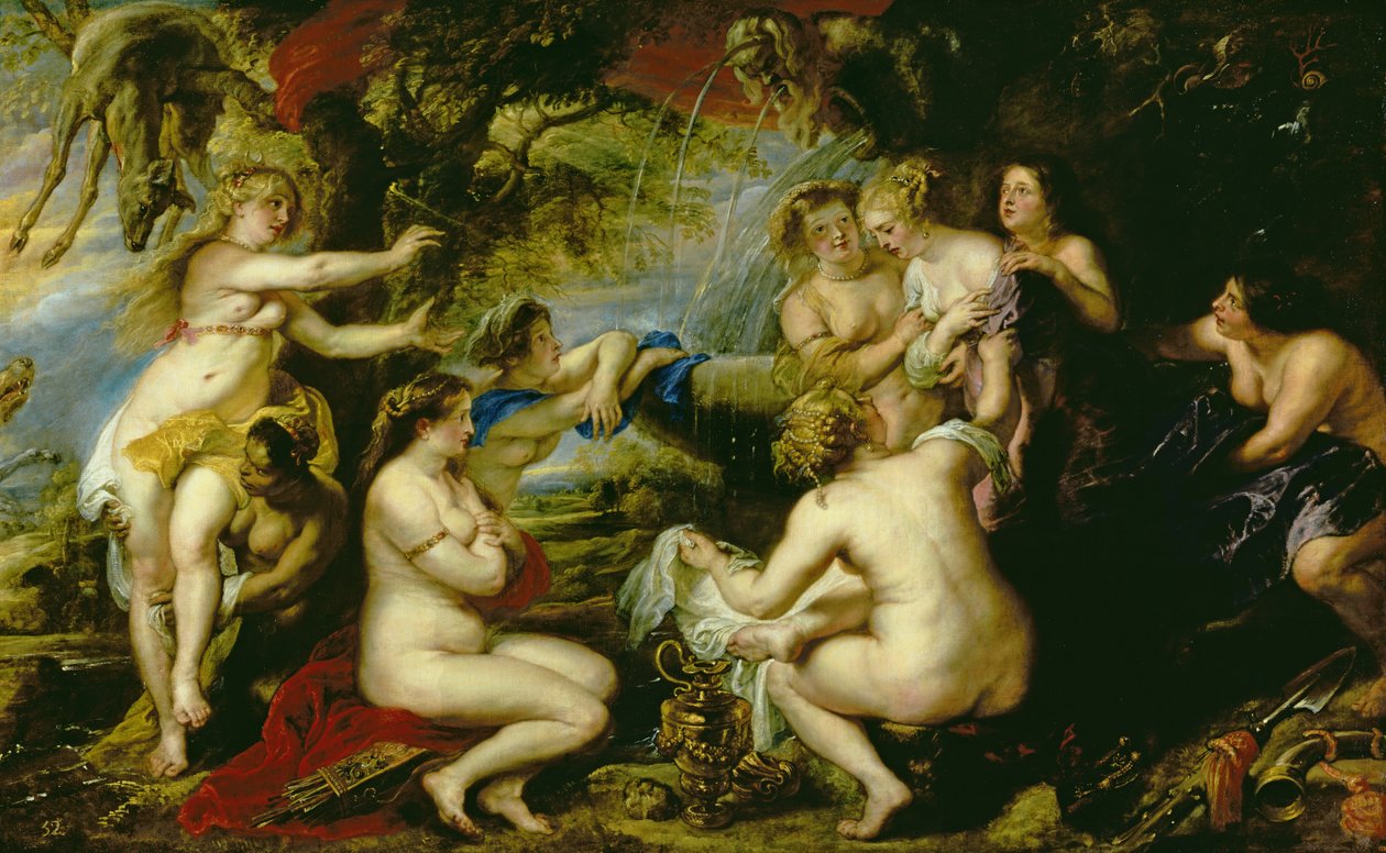 Diana ve Callisto, c.1638-40 (tuval üzerine yağlı boya) by Peter Paul Rubens