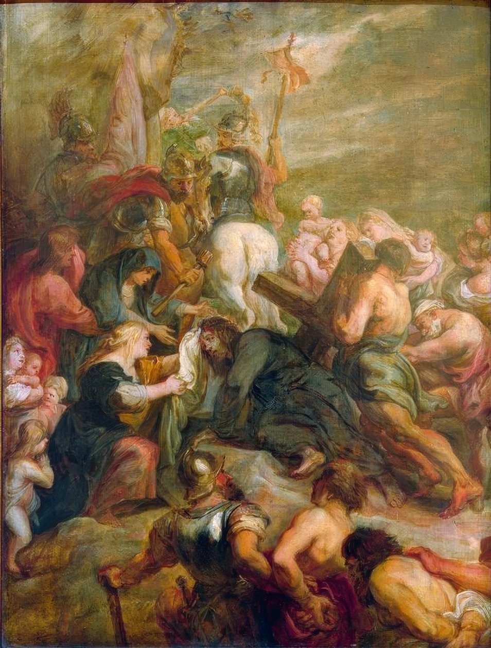Haç taşımak by Peter Paul Rubens