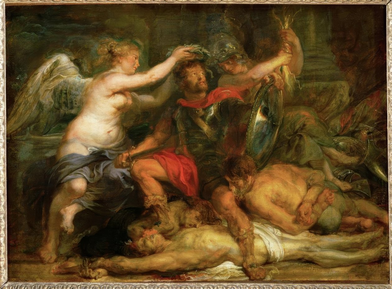 Kazananın taçlandırılması by Peter Paul Rubens