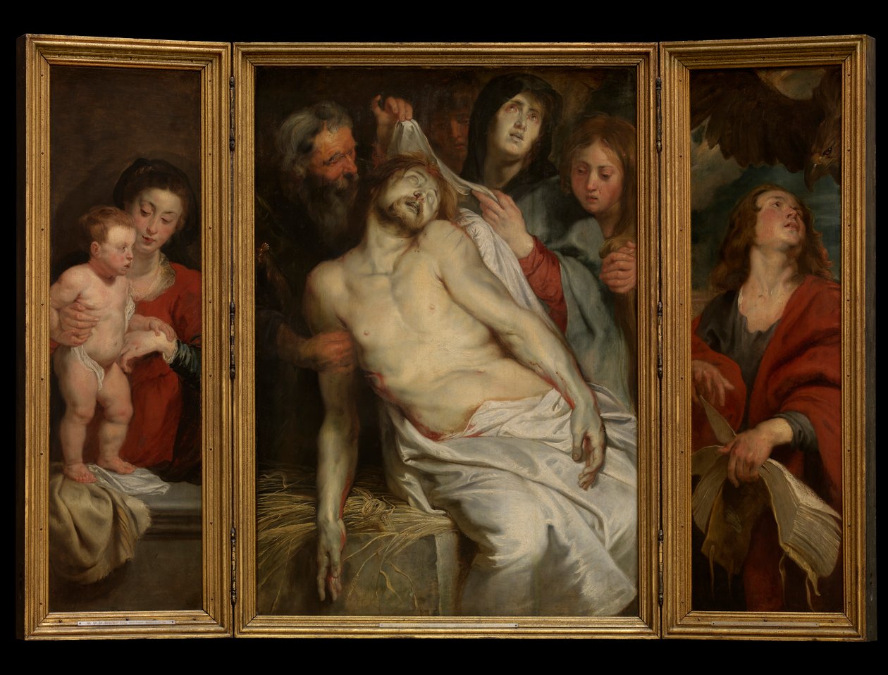 Jan Michielsen ve eşi Maria Maes'in kitabesi by Peter Paul Rubens