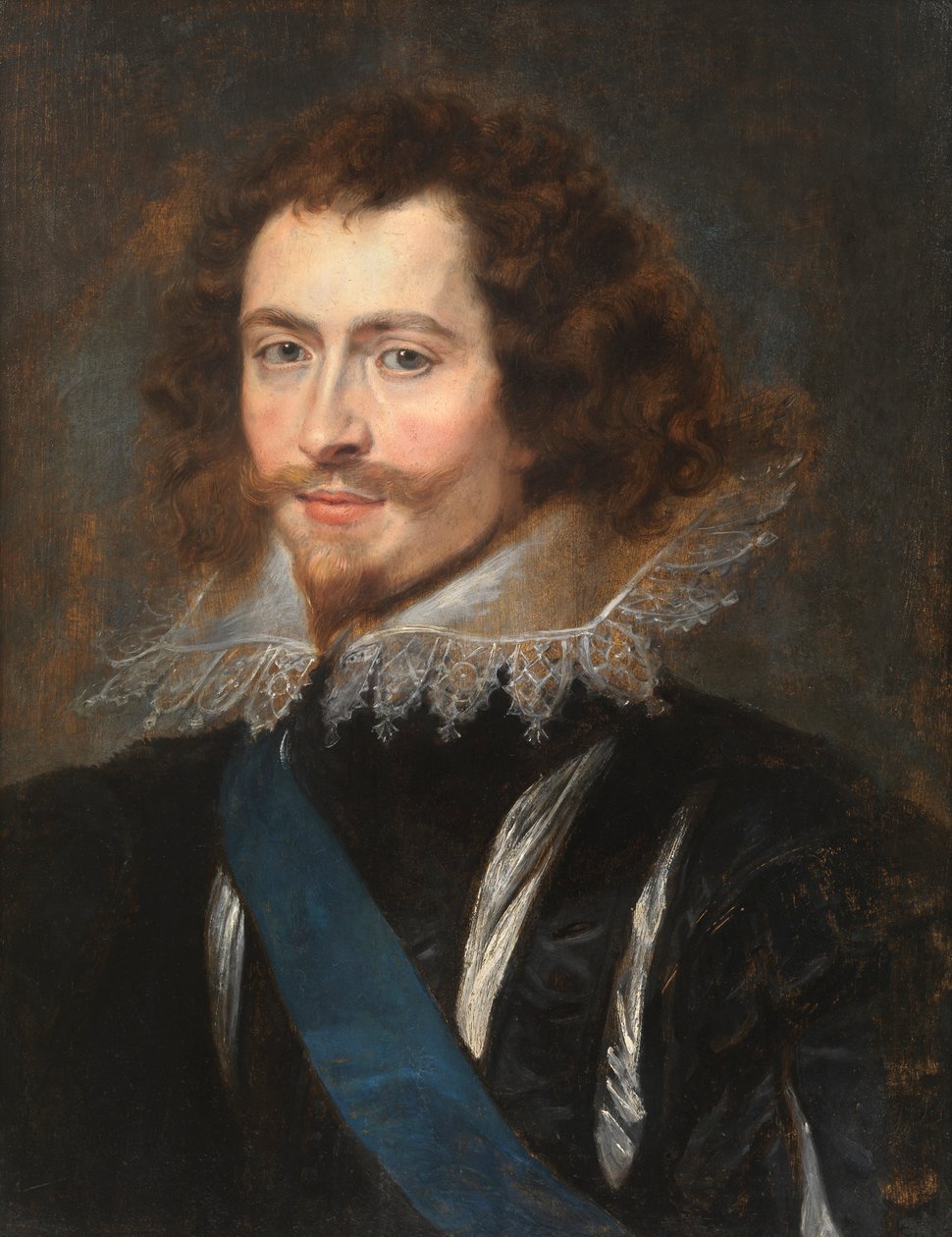 George Villiers, First Duke of Buckingham, c.1625 (panel üzerine yağ) by Peter Paul Rubens
