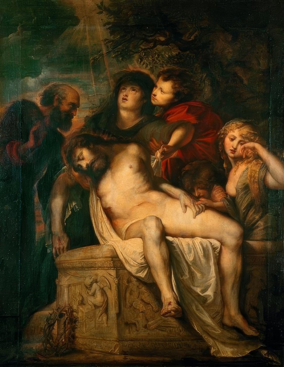 Grablegung Christi by Peter Paul Rubens
