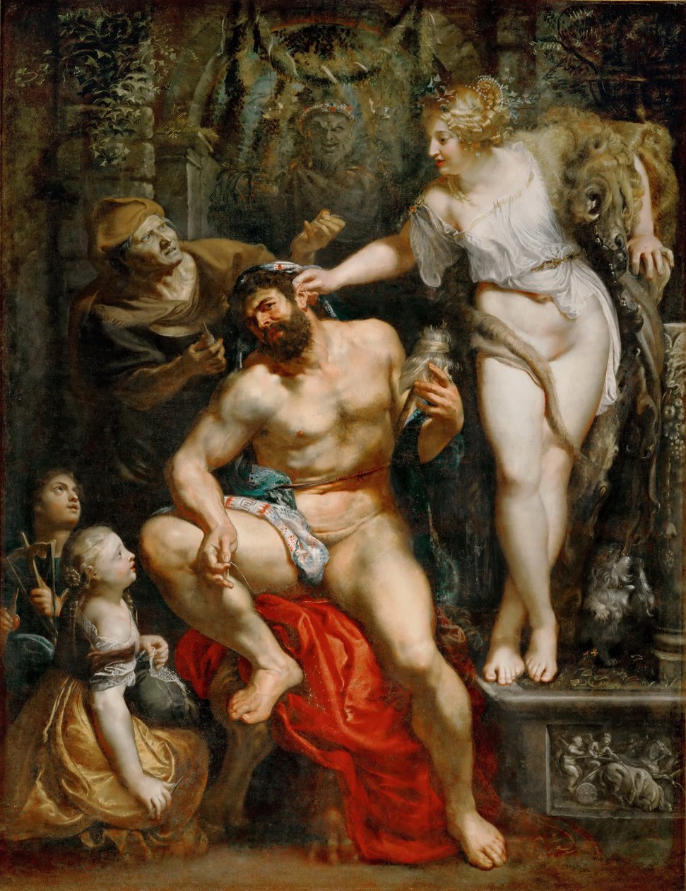 Herkül ve Omphale by Peter Paul Rubens