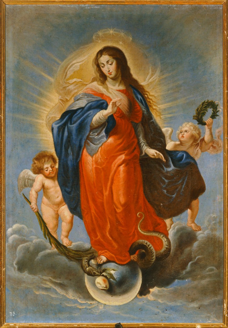 Lekesiz gebe kalma by Peter Paul Rubens