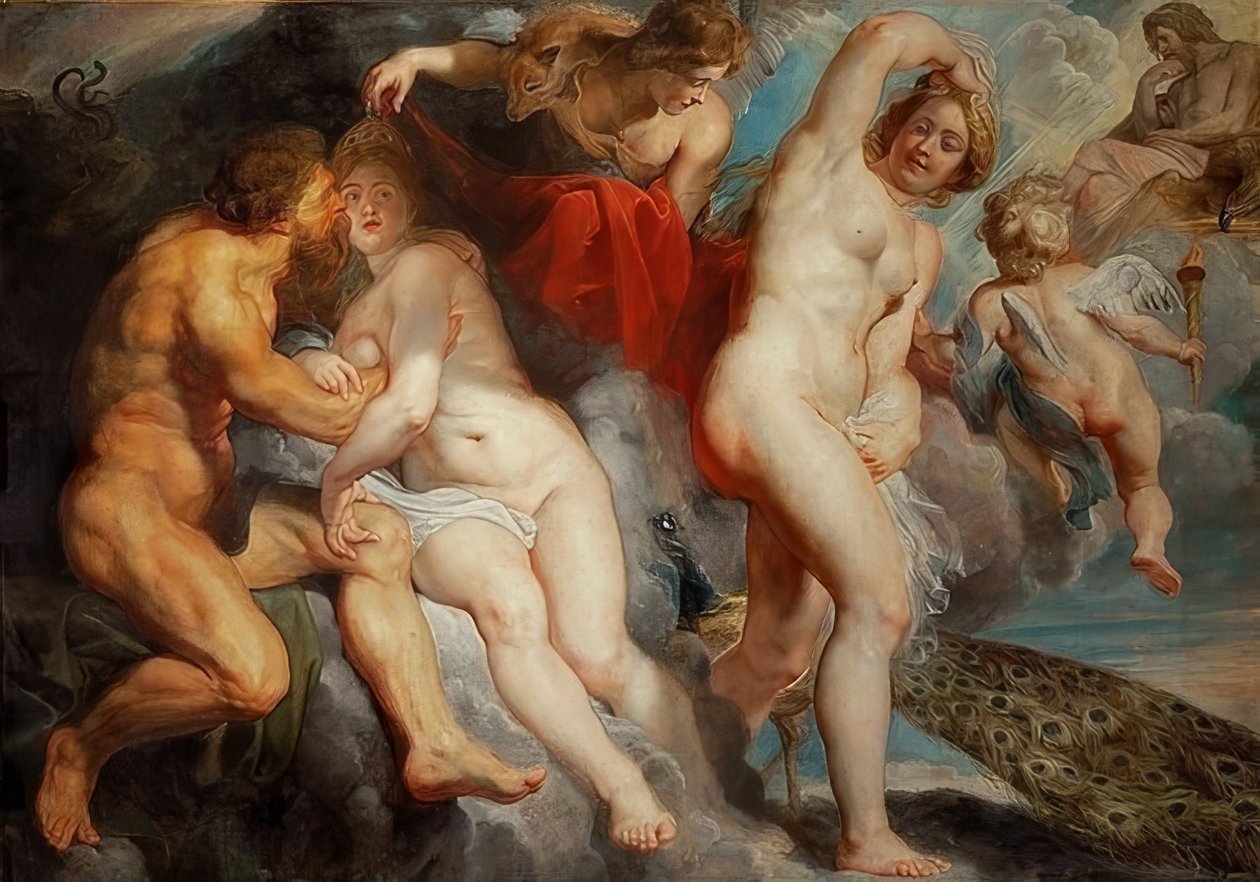 Ixion ve Nephele. 1615 by Peter Paul Rubens
