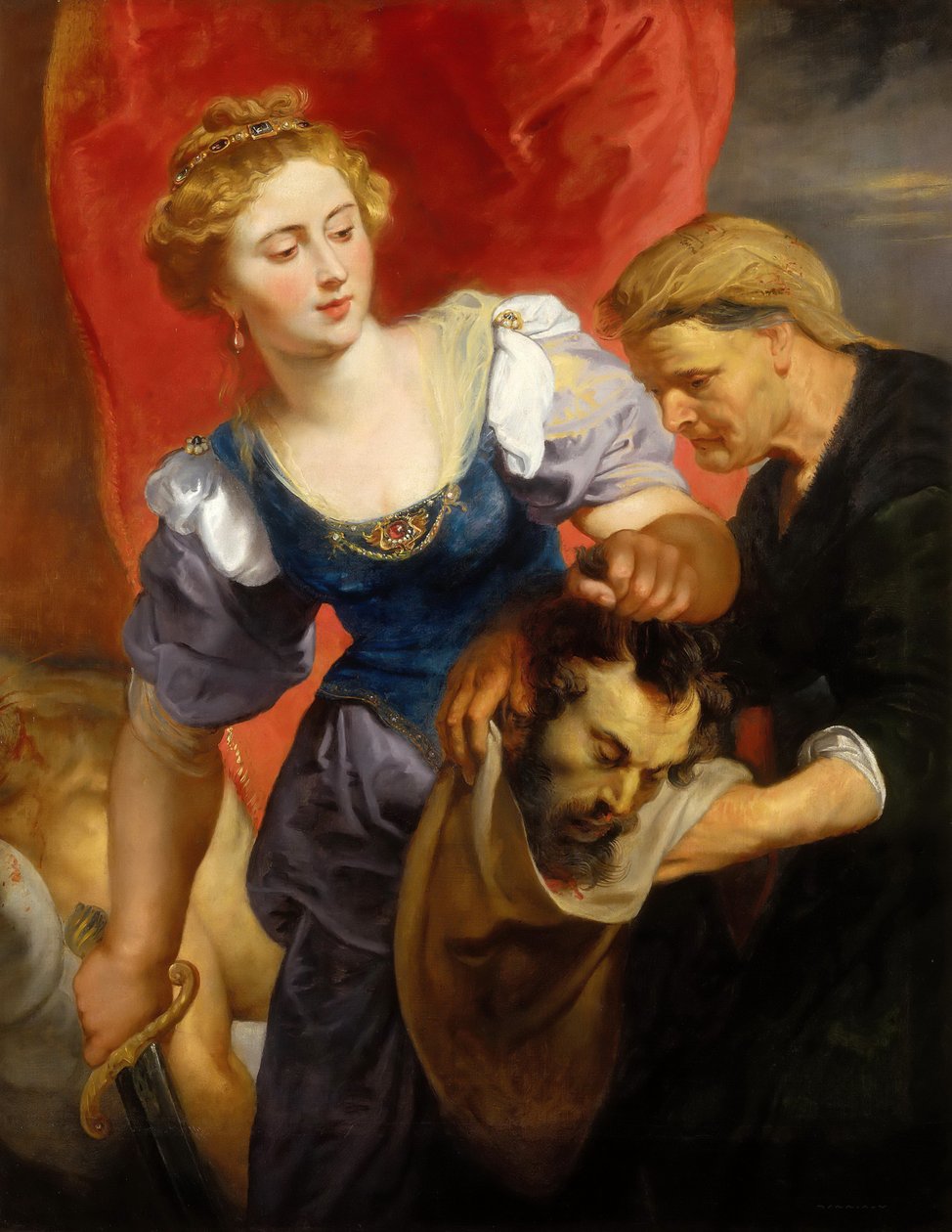 Holofernes Başkanı ile Judith, 1620-1622. by Peter Paul Rubens