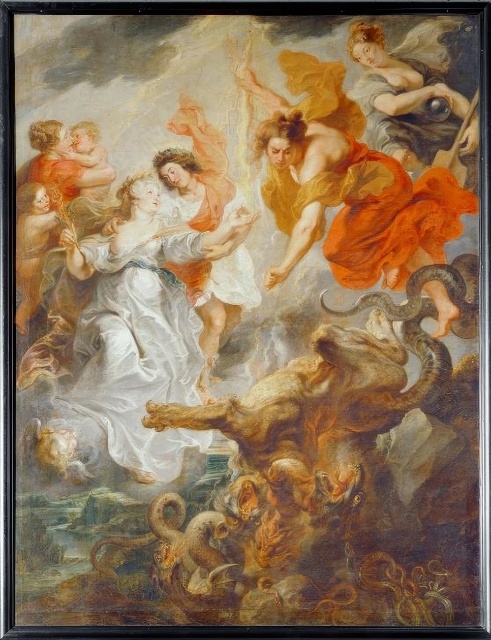 Kraliçe ve oğlunun kusursuz uzlaşması... by Peter Paul Rubens
