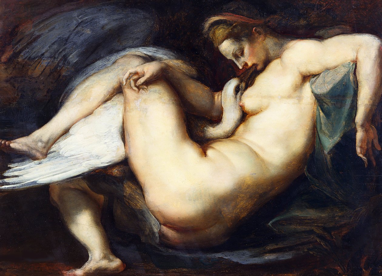 Leda ve Kuğu, 1598-1599 by Peter Paul Rubens