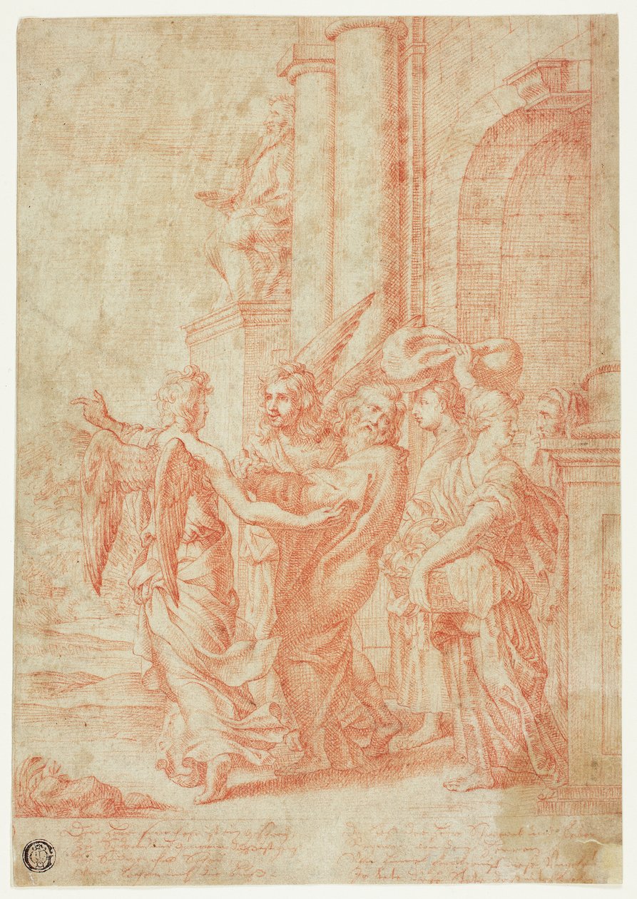 Lût ve Ailesi Sodomdan Çıktı by Peter Paul Rubens